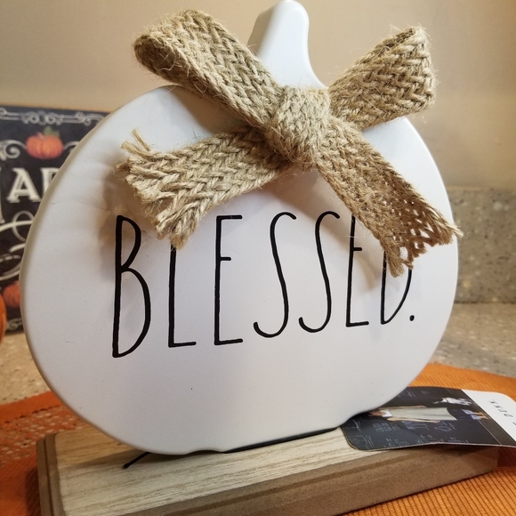 Rae Dunn Other - LAST CHANCE 🍁 Rae Dunn Thanksgiving Blessed Sign